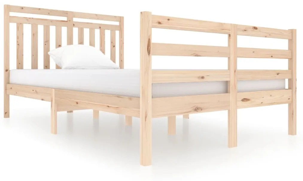 vidaXL Bedframe massief hout 120x200 cm