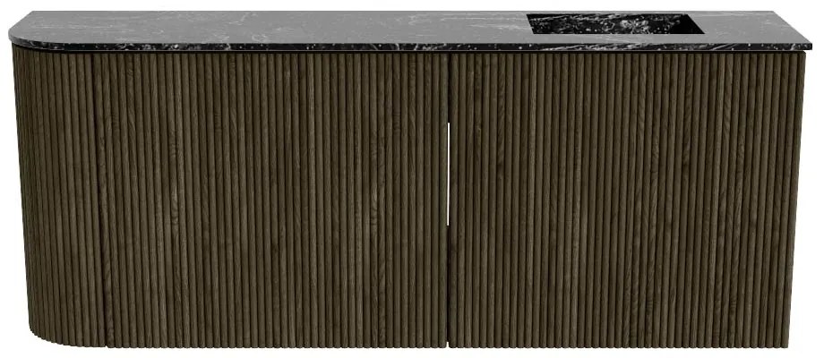 Mondiaz Joya DLux 100cm toiletmeubel ronding links shadow met wastafel faye rechts 1 kraangat lava
