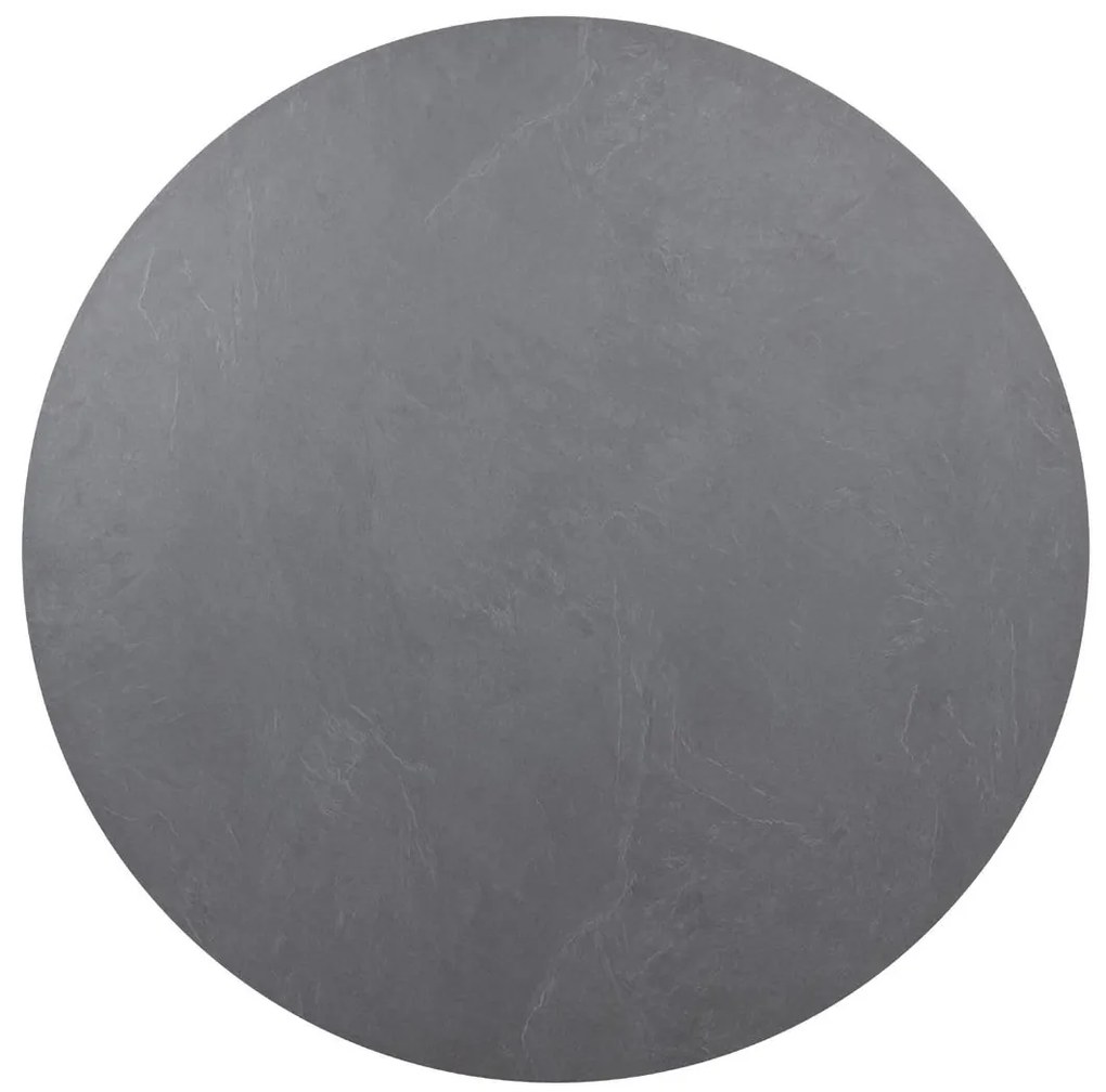 4 Seasons Outdoor Locarno tafel Slate antraciet met HPL blad Ø 160 cm SALE Tuintafel   antraciet weerbestendig