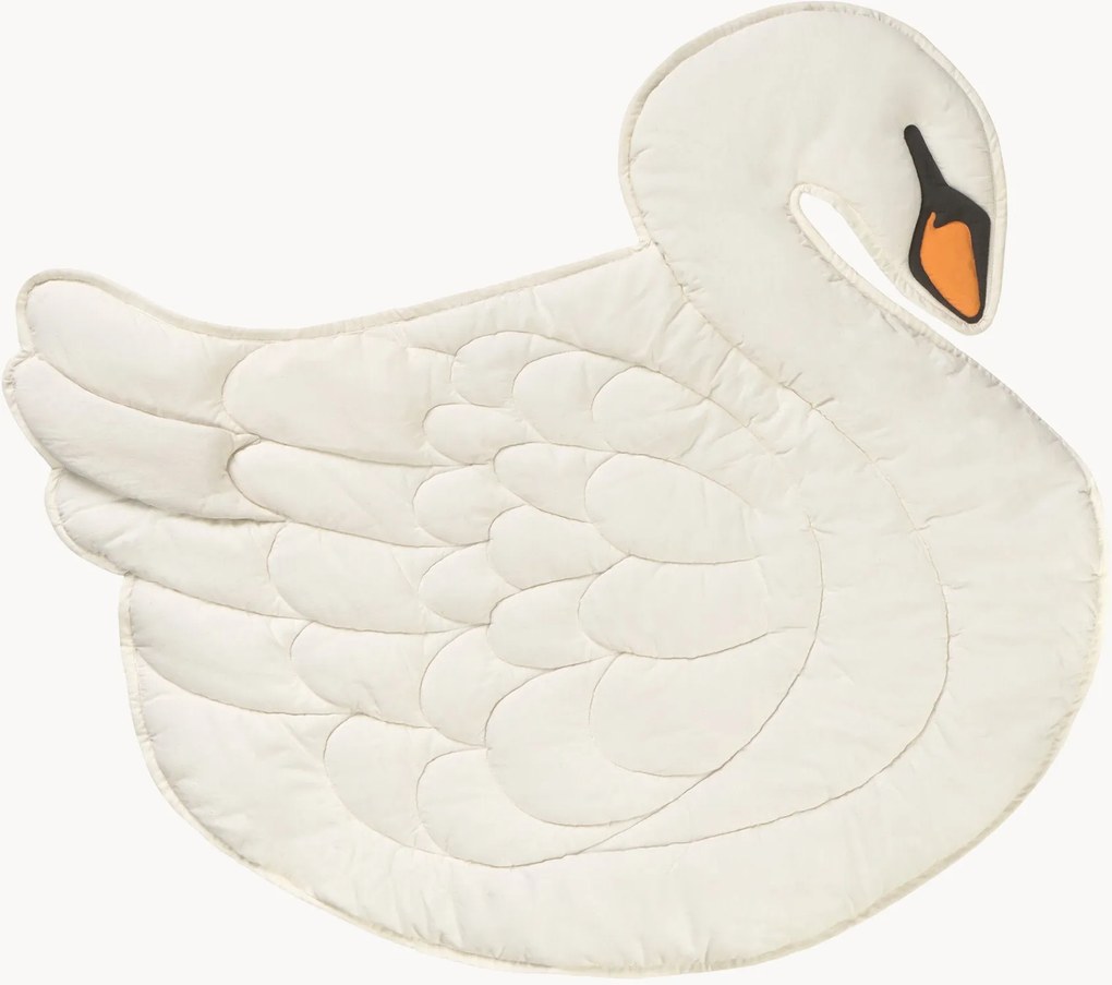 Handgemaakte kindervloerkleed Swan Lake