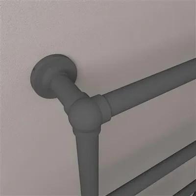 Eastbrook Stour handdoekradiator 60x120cm 386W antraciet