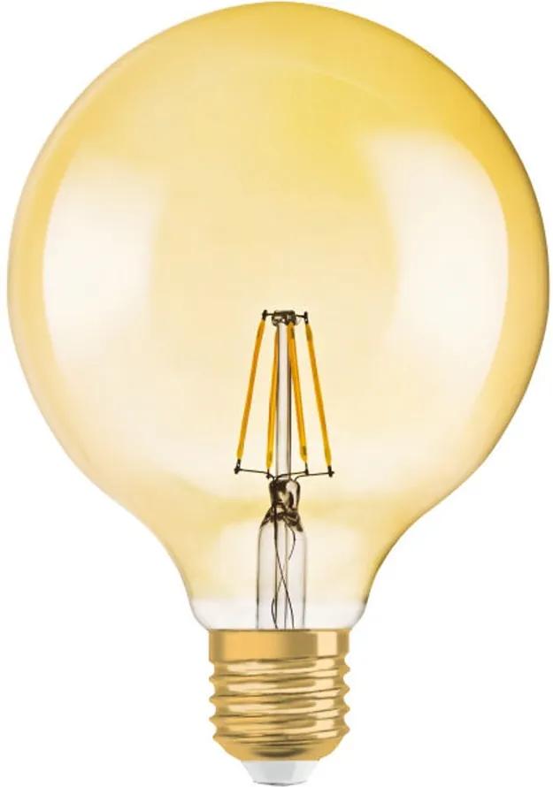 Osram Vintage 1906 LED E27 Globe 7.5W 824 Goud | Dimbaar - Vervangt 50W