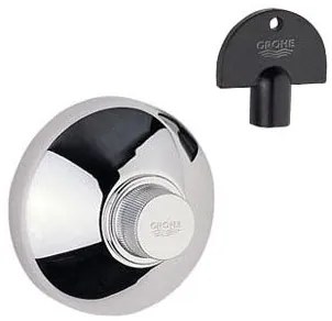 Grohe Universeel afbouwdeel inbouw stopkraan m. rozet m. steeksleutel chroom