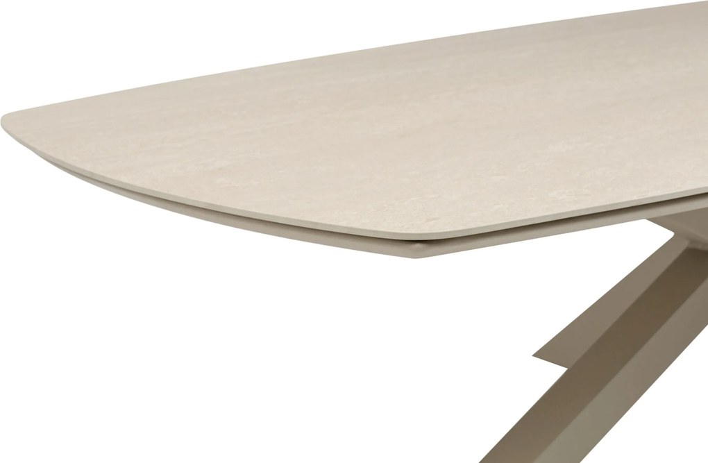 Dining Tuintafel rechthoekig 300x 120 cm Zand/Beige Voyage