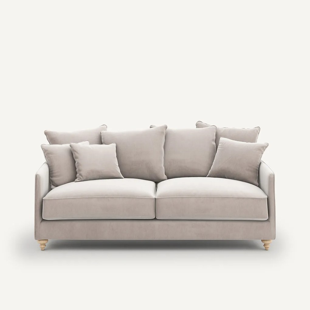 Omvormbare 3-zits fluwelen zetel, Lazare