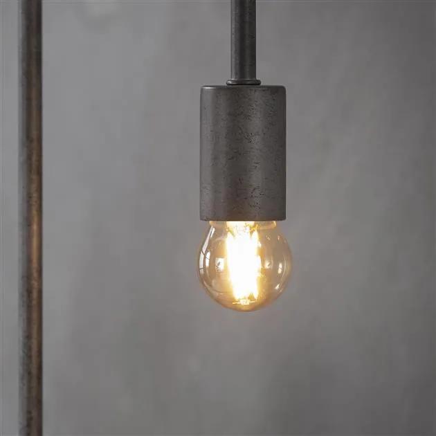 Lichtbron LED filament bol Ø4 5 - E27 4W 2100K 280lm dimbaar / Amberkleurig glas  - Glas - Giga Meubel