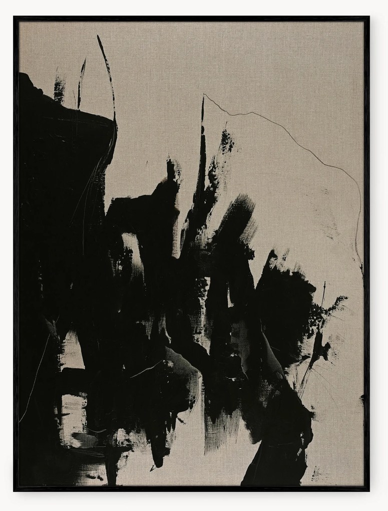 Handbeschilderd canvasdoek zonder houten lijst