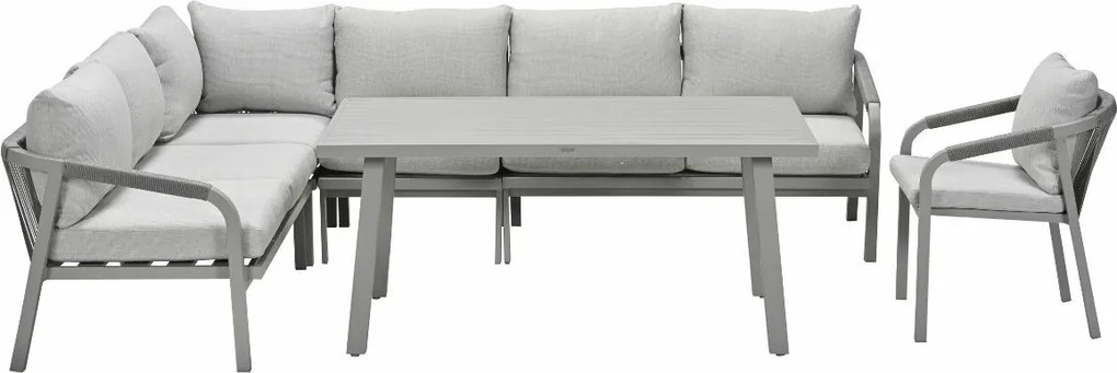 Garden Impressions Tarera lounge dining set R 6-delig incl stoel - taupe