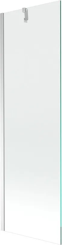 Mexen Next badscherm 1-vleugelig 60 x 150 cm, transparant, chroom - 895-060-000-00-00-01
