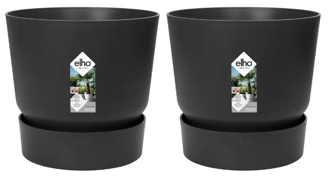 2x Pot elho Greenville zwart