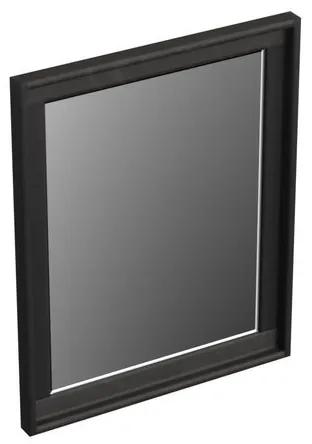 Forzalaqua Reno 2.0 spiegel 40x50cm Rechthoek zonder verlichting met frame Massief Eiken Black oiled 8070265
