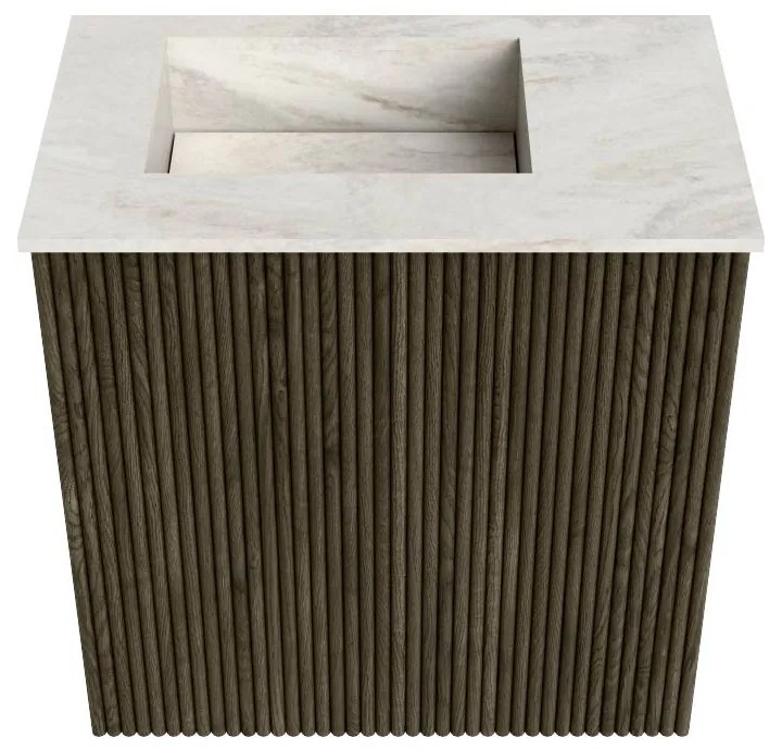 Mondiaz Joya DLux 40cm toiletmeubel shadow met wastafel faye links 1 kraangat ostra