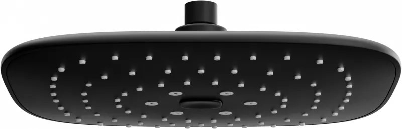 Mexen D-22 douchekop 26x23 cm, zwart - 79722-70
