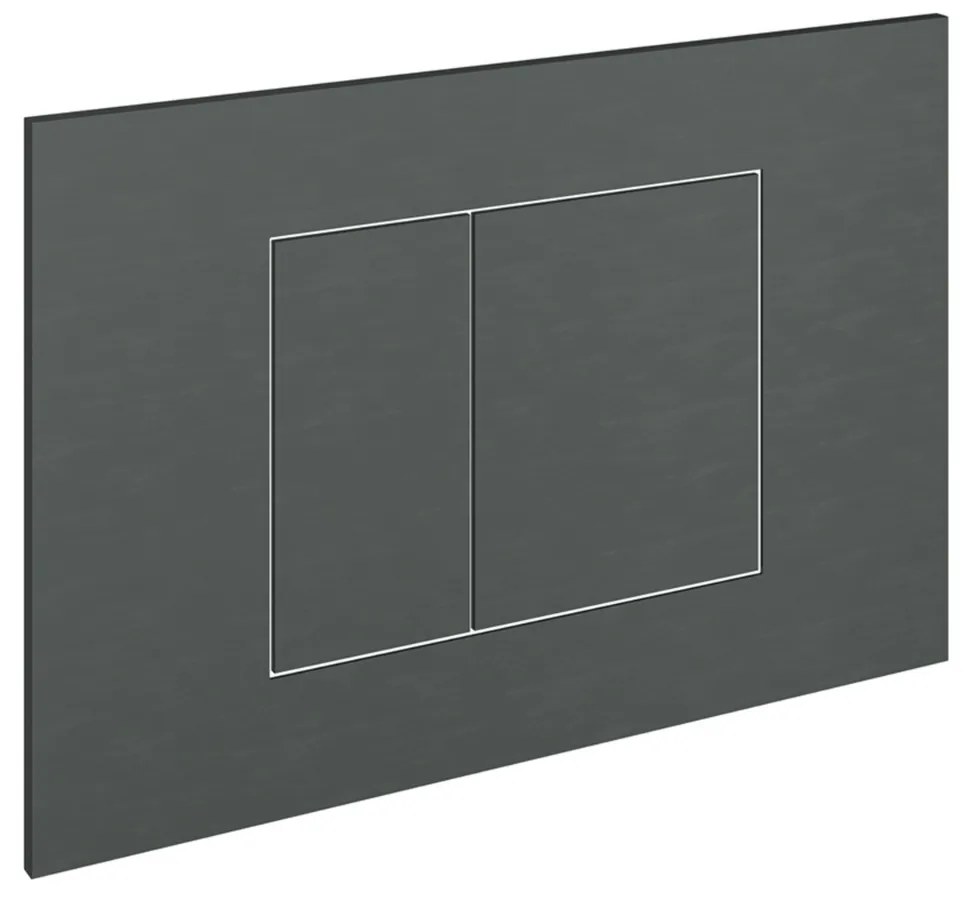 Hotbath Bas drukplaat voor Geberit UP320/UP720/TECE gunmetal geborsteld PVD