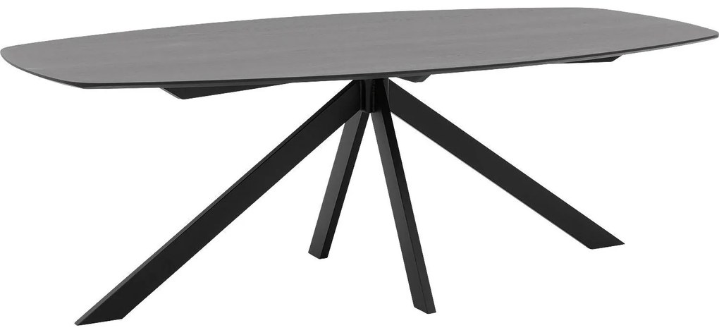 Goossens Excellent Eettafel Uniek, Semi ovaal 180 x 100 cm