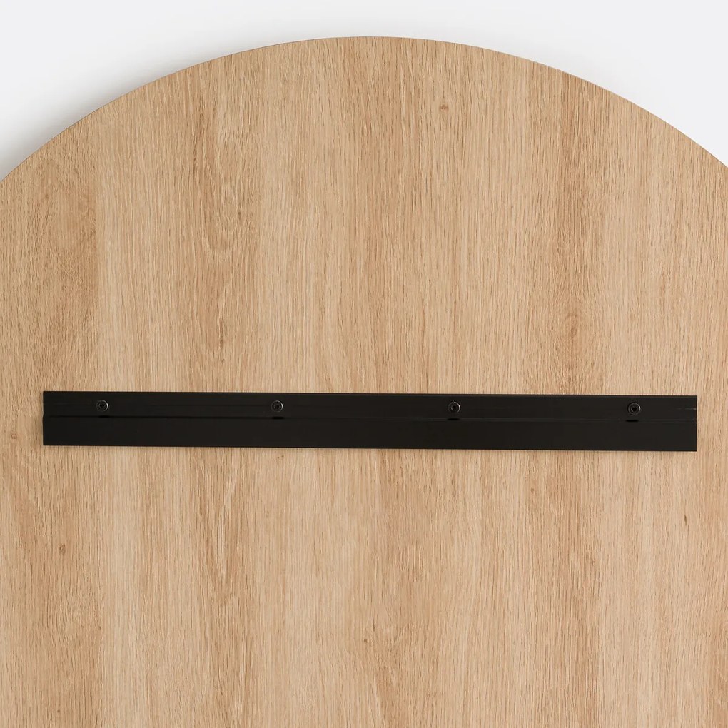 Spiegel, eikenfineer, hoogte 170 cm, IODUS