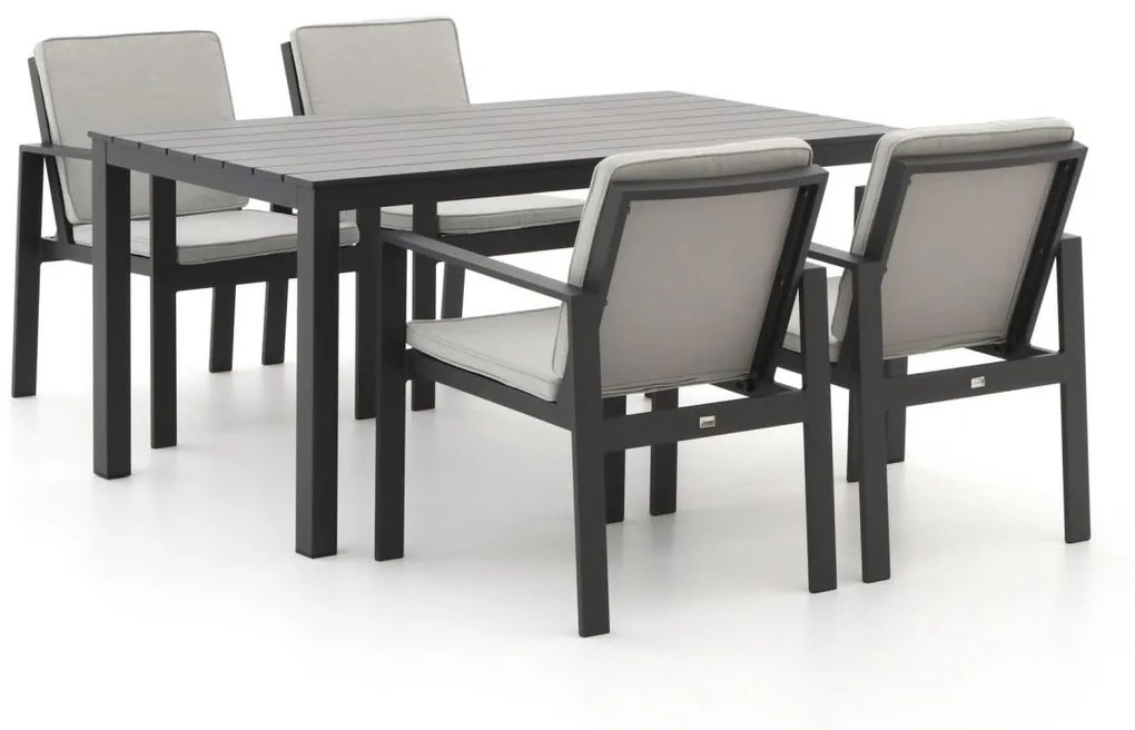 Bellagio Vezzano/Menzano 160cm dining tuinset 5-delig