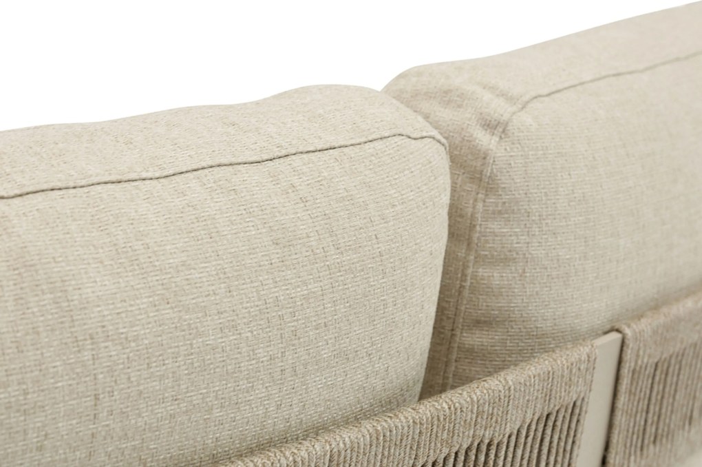 Stoel en Bank Loungeset 5 personen Rope Zand/Beige  Coco Almara