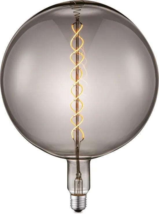 LED Lamp Spiral - E27 - 6W - Dimbaar - Rookkleurig - Glas