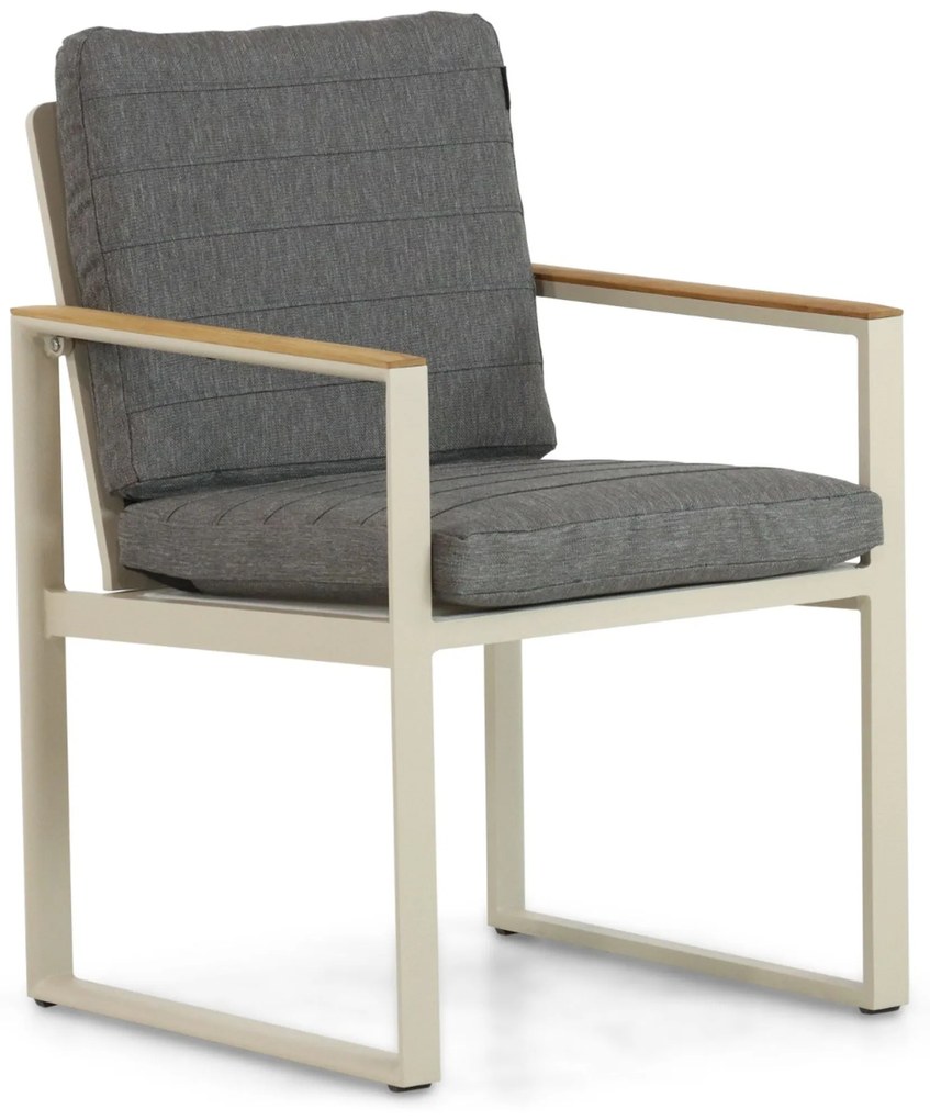 Tuinstoel Aluminium/Teak Transparant Lifestyle Garden Furniture Faro