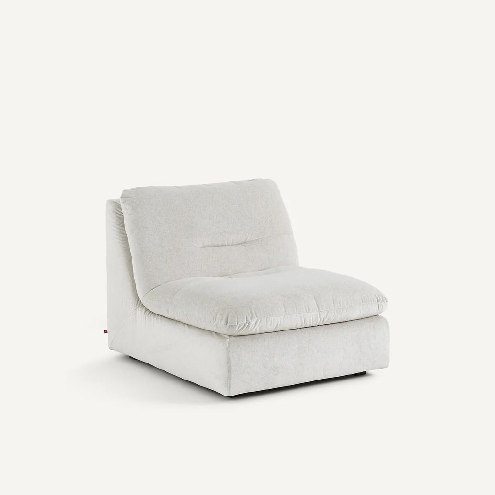 Modulaire fauteuil in linnen fluweel, GIULIANO