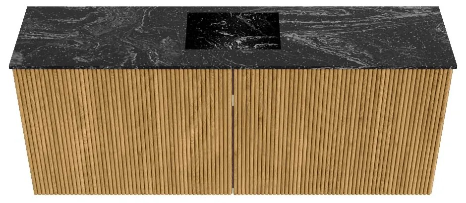 Mondiaz Joya DLux 100cm toiletmeubel oak met wastafel faye midden zonder kraangat lava