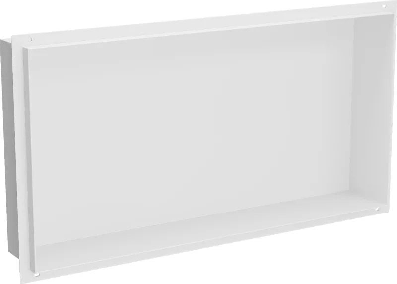 Mexen X-Wall-NR inbouwplank zonder flens 60 x 30 cm, wit - 1921603010
