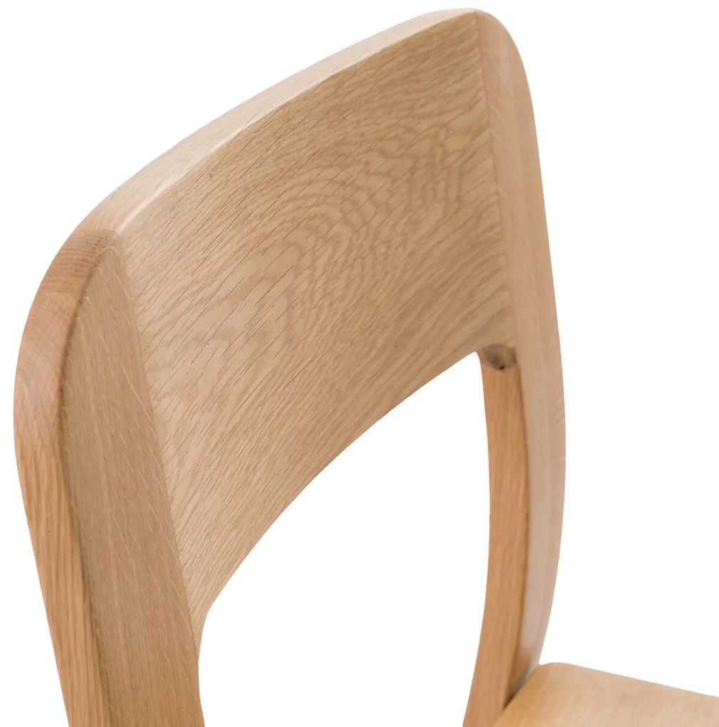 Set van 2 stoelen in massief eik, Talet