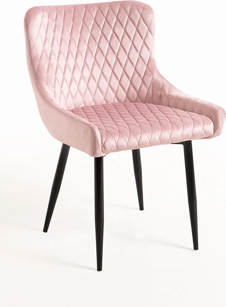 Set van 4 Sanda Fluwelen Stoelen