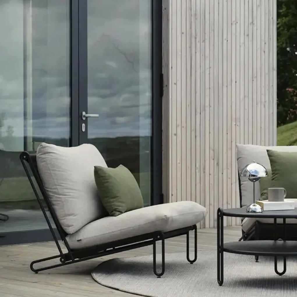 Loungestoel Tuin Beige