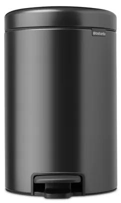 Brabantia NewIcon Pedaalemmer - 12 liter - kunststof binnenemmer - confident grey 233487
