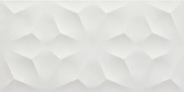 Atlas concorde 3d wall decortegel diamond 40x80cm doos a 4 stuks white 8ddi