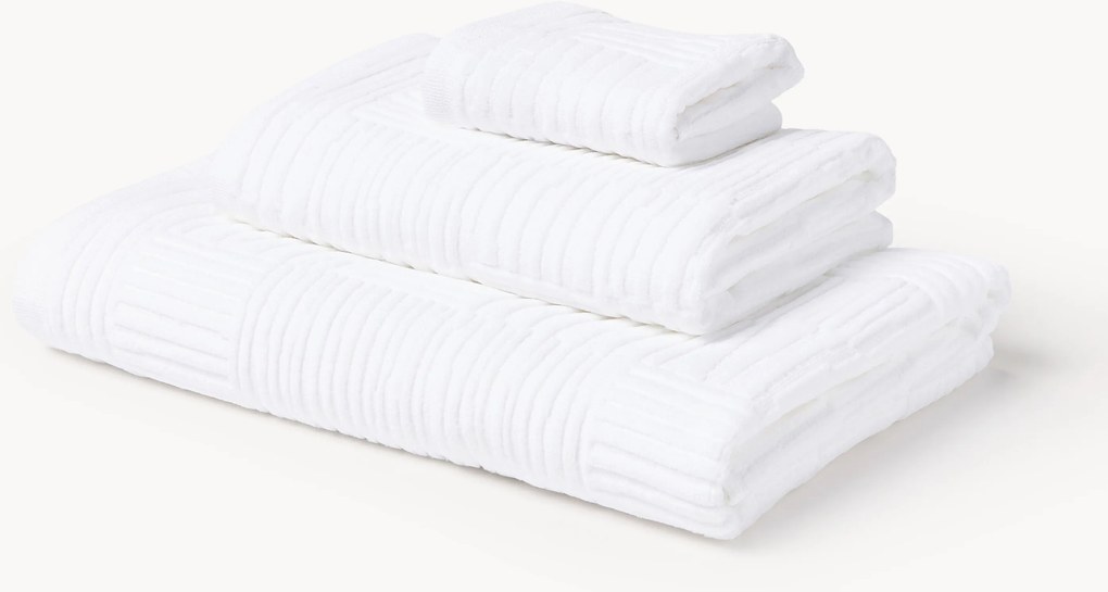 Fluwelen handdoekenset Petra, in verschillende setgroottes