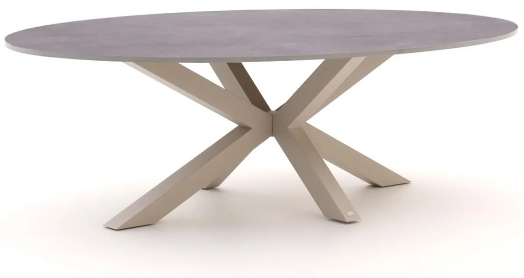 Tuin eettafel Bellagio  | Ovaal  | Tuintafel Dekton | 200x110cm | 6 personen | Kees Smit Tuinmeubelen