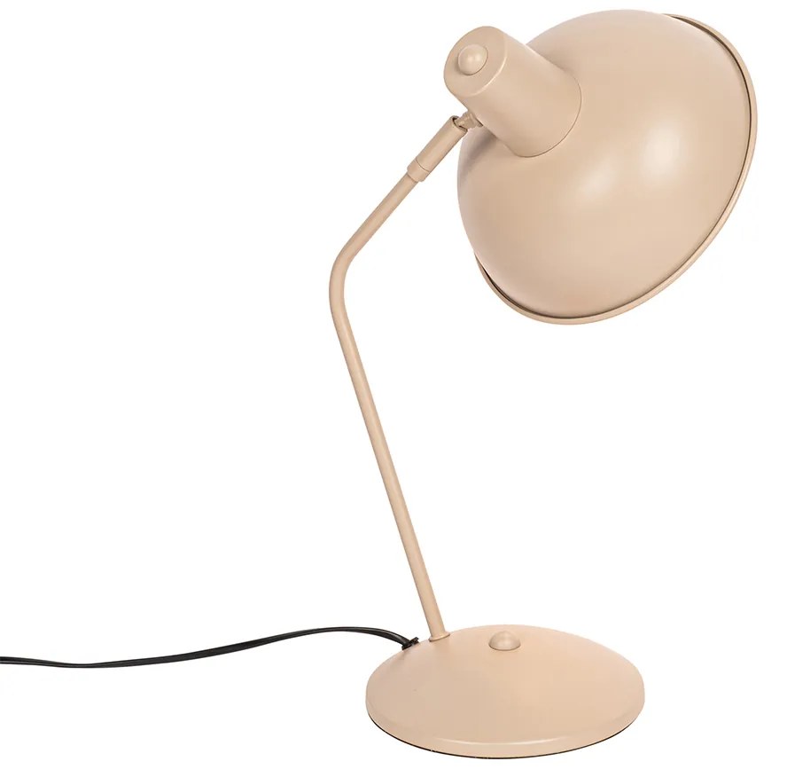 Retro tafellamp beige - Milou