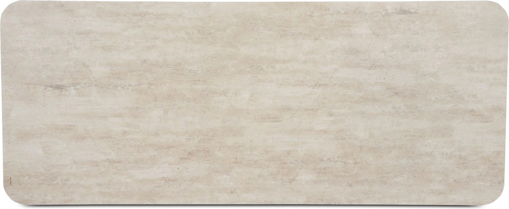 Tuinset 6 personen 220 cm Kunststof Wit Domani Furniture Toscano/Tavano