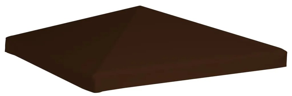 vidaXL Prieeldak 310 g/m² 3x3 m bruin