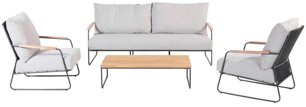 4 Seasons Outdoor Balade sofa set Loungeset lichtgrijs weerbestendig