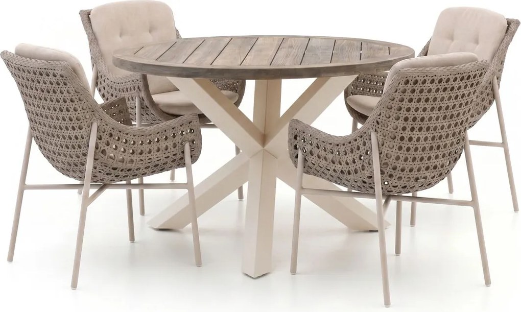 + 15% kassakorting | Diningset Manifesto  | 4 personen | Tuinset teakhout | 5-delig | Kees Smit Tuinmeubelen