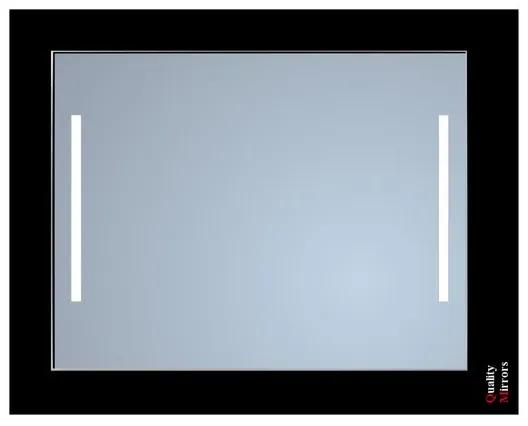 Sanicare Q-mirrors spiegel 60x70cm met LED verlichting rechthoek glas chroom LC270060C