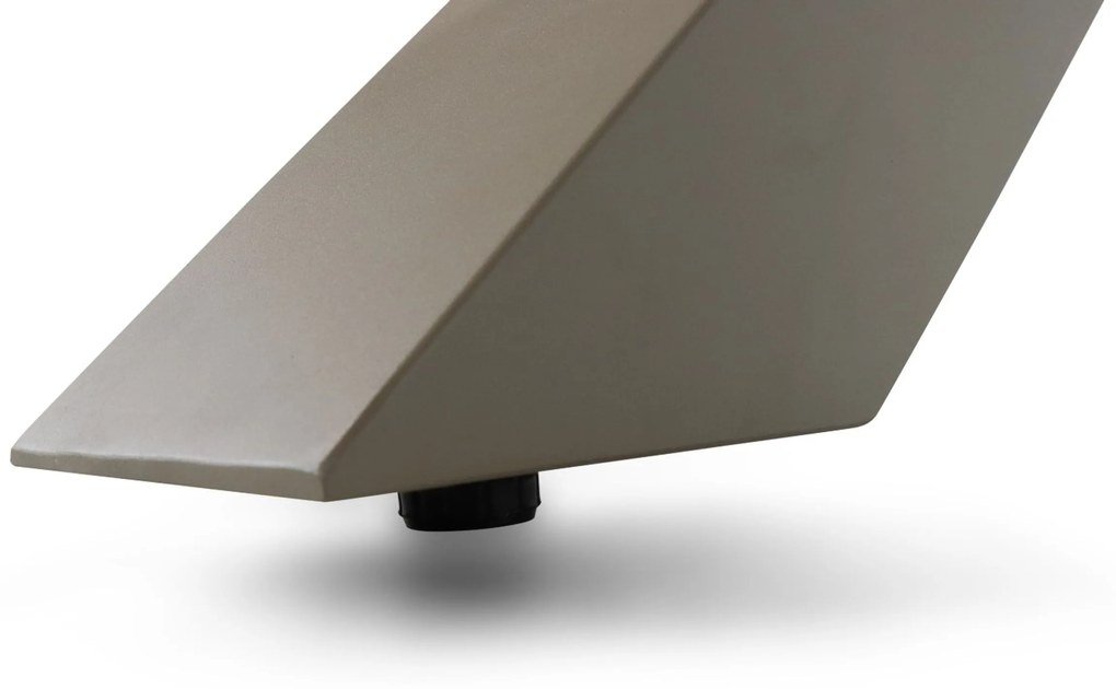 Dining Tuintafel 240 x 120 cm Aluminium/teak Taupe Brookline