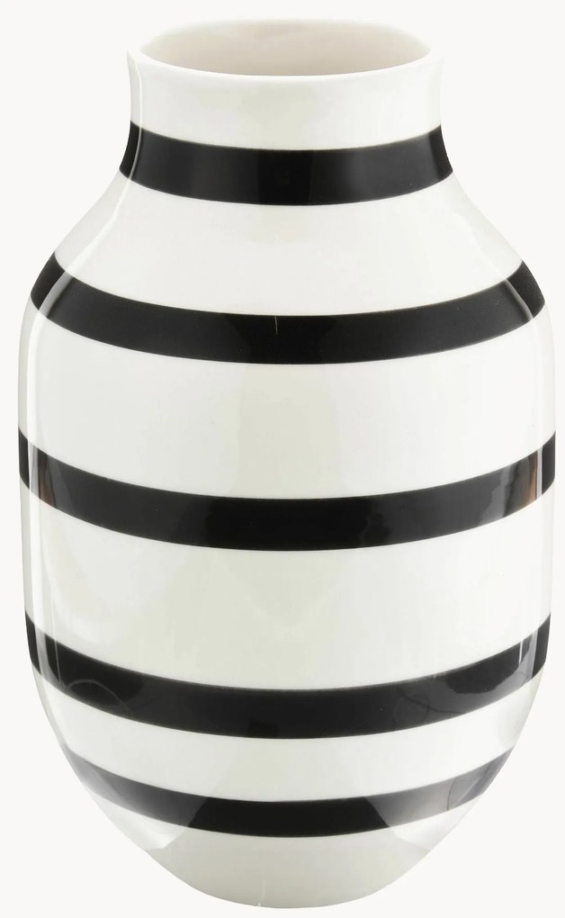 Grote handgemaakte keramische vaas Omaggio, H 31 cm