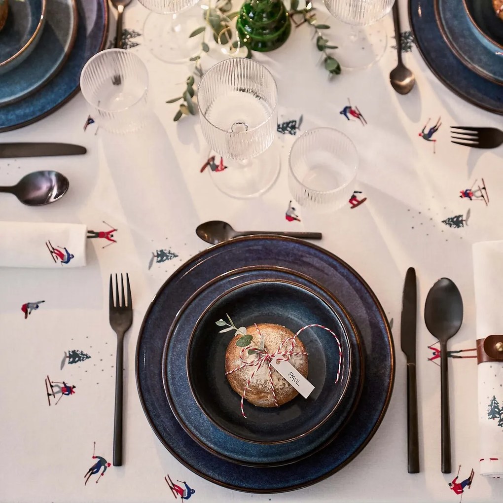 Tafelkleed in gewassen katoen, Tout schuss