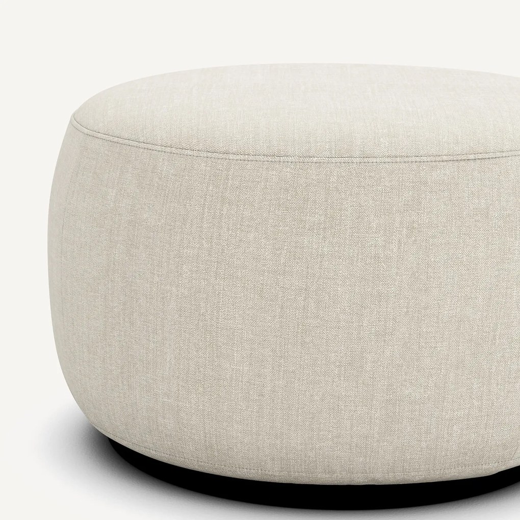 XL voetensteun Rosebury van katoen en linnen, ontwerp Emmanuel Gallina