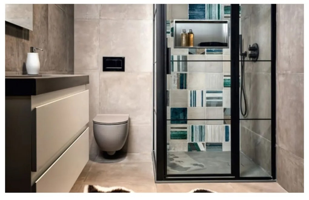Xenz Gio randloos toilet 52cm met vortexspoeling grijs mat