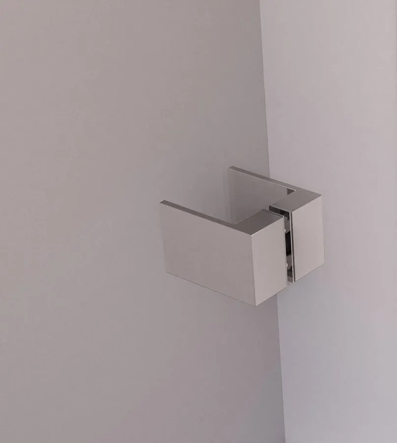 Polysan Fortis Edge nisdeur douche rechts 90cm chroom