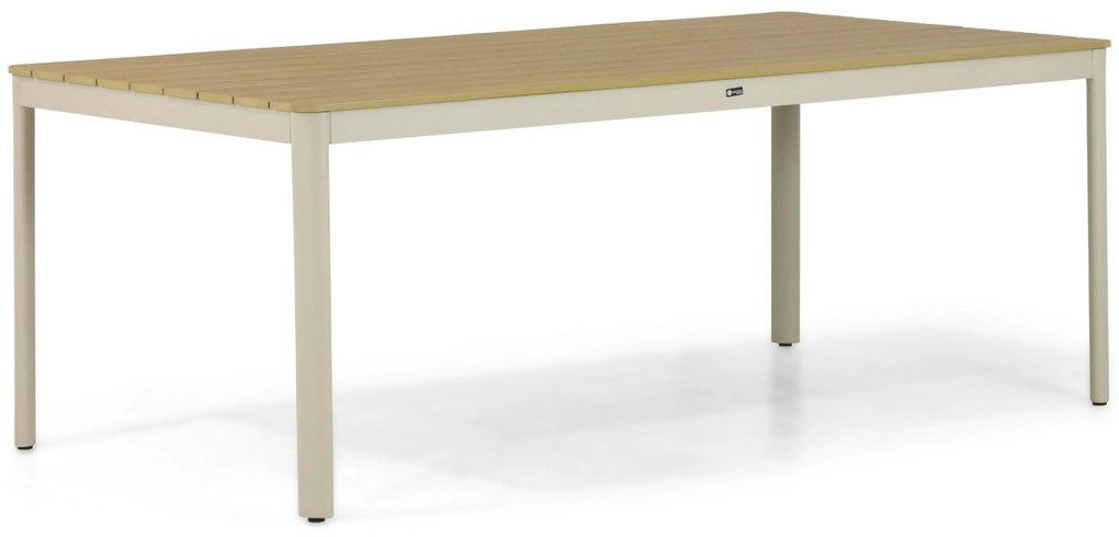 Tuinset 4 personen 200 cm Aluminium Taupe Santika Furniture Santika