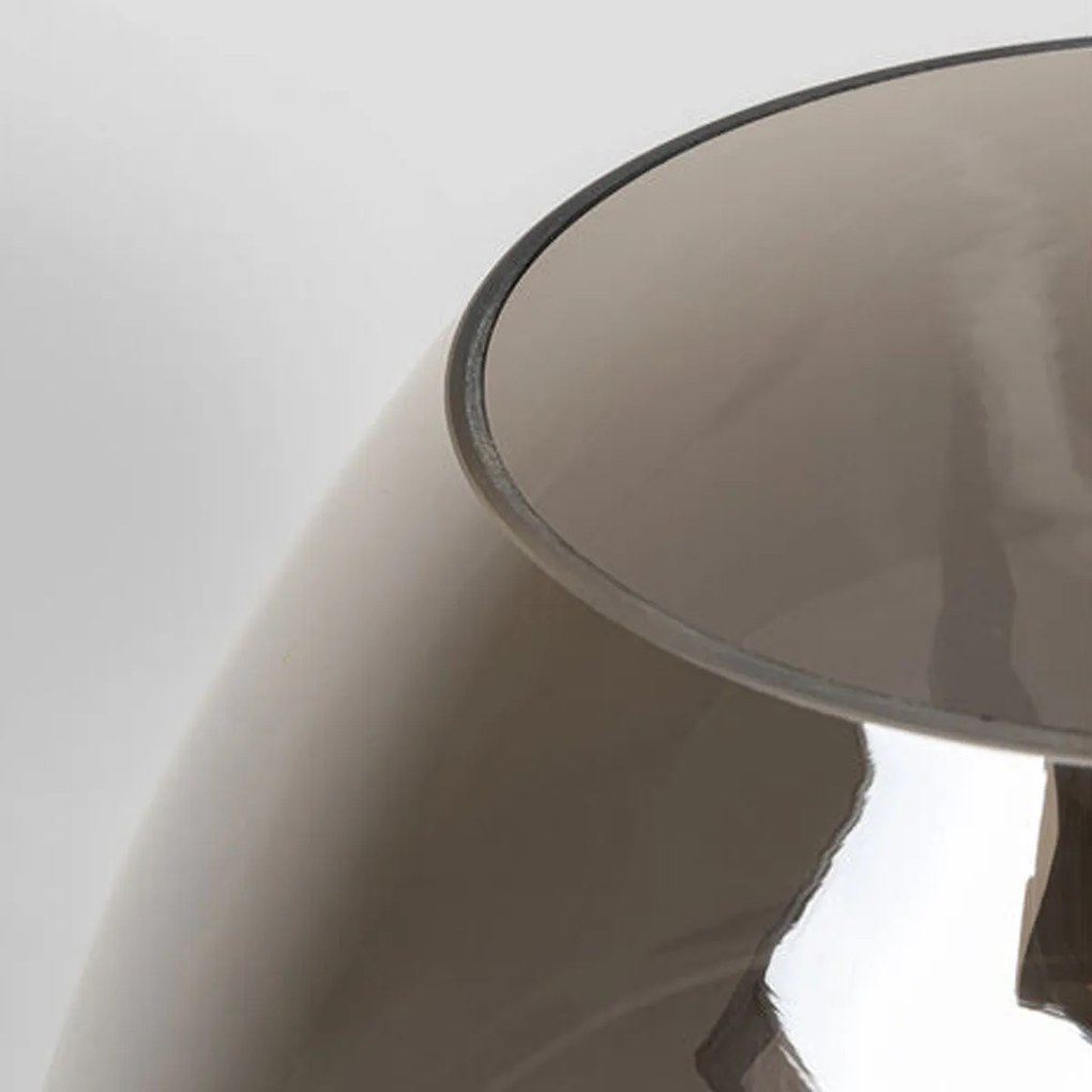 Driepoot Vloerlamp Met Rookglas