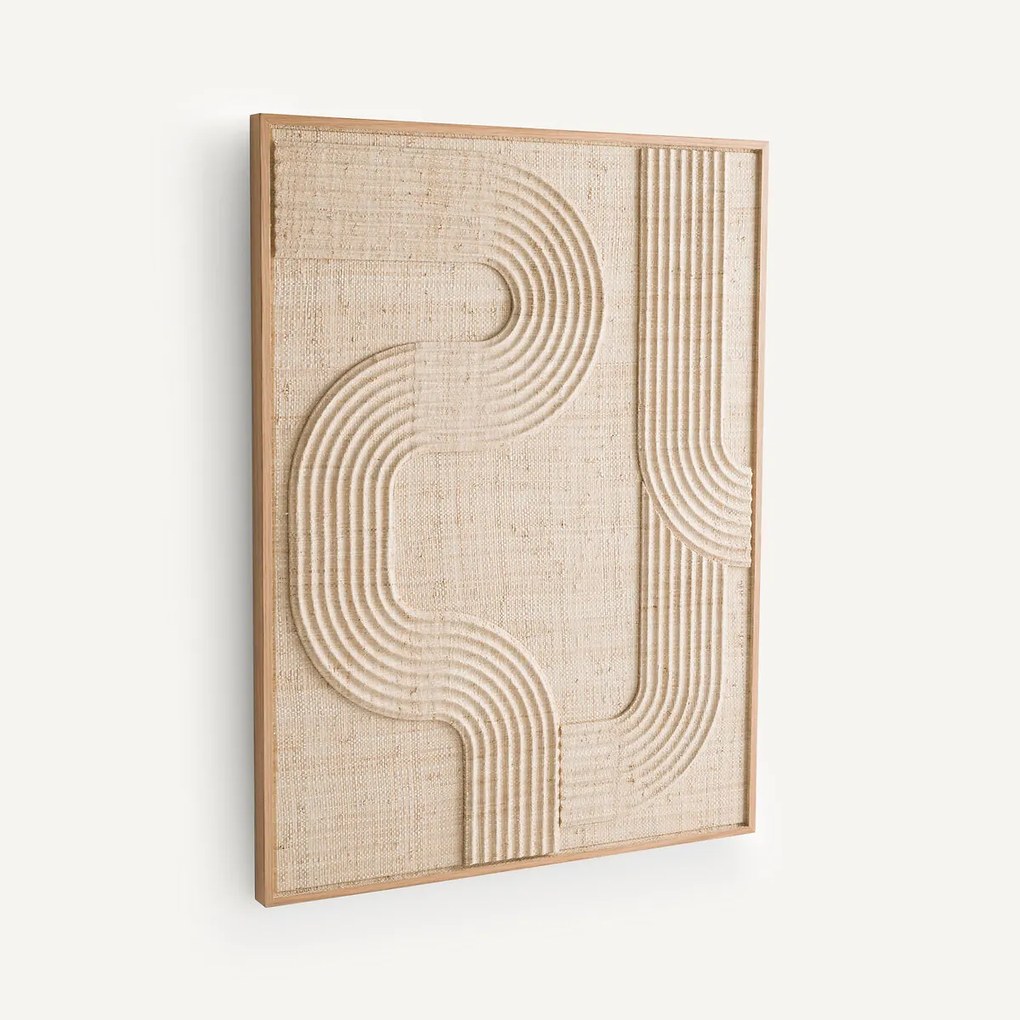 Muurdecoratie in geweven palmbladeren, Telaga