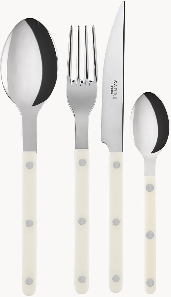 Bestekset Bistrot van edelstaal, in verschillende formaten verkrijgbaar
